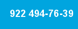 922 494-76-39